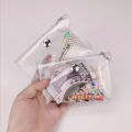 Glitter Transparent Waterproof PVC Card Holder Mini Wallet Girls Coin Purse MIRRORRR. 