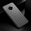 lthmy for Vivo S1 Pro 1920 phone case Leather Texture Finish Non-Slip Grip Full Body Protection Cover  Flexible Silicon Luxury Plaid Breathable. 