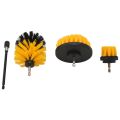 4Pcs Combinate Power Scrubbing Brush for Car Cleaning. 