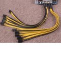 5X PCI-E PCIE 6Pin GPU Graphics-Card Splitter Power Cable for BTC P3 2400W 2600W Graphics-Card 6Pin Cable. 