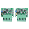 JINMY 2X 0-5V/ 0-10V to 0-100% Analog Input Voltage to PWM Signal Converter Module PLC AD. 