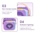 Bluetooth Speaker Portable Mini Karaoke Machine 3.5mm Earphone Charging Mini Bluetooth Audio Durable HIFI Surround Mini Home Karaoke Speaker Outdoor Karaoke. 