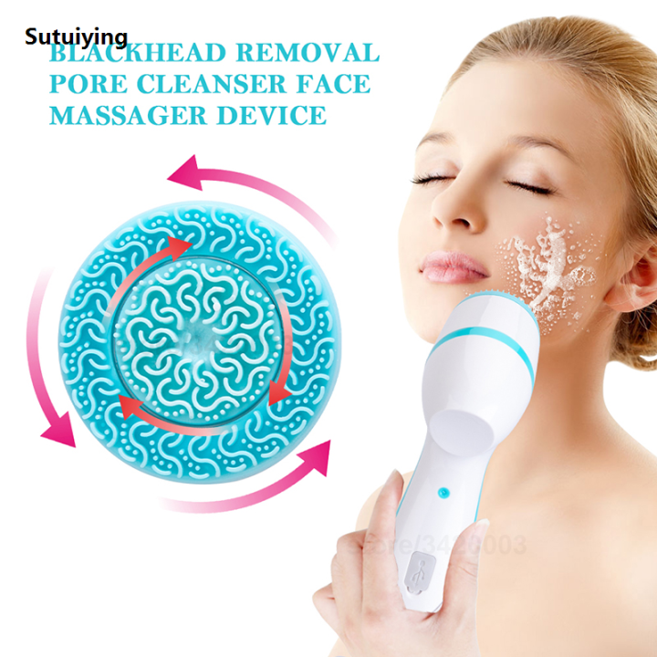 Sutuiying%203%20in%201%20Electric%20Facial%20Cleansing%20Brush%20Silicone%20Rotating%20Face%20Hot%20Selling%20cleanser%20Brush%20Deep%20Cleaning%20brush%20Waterproof%20Facial%20Massager%20-%20Image%205