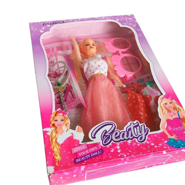 Beauty%20Barbie%20Doll%20Play%20Set%20Of%20Dress%20And%20Accessories%20Toy%20Dresses%20Gift%20For%20Kids%20Girls%20-%20Image%206