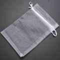 ARELENE 150 Pieces 4 By 6 Inch Organza Gift Bags Drawstring Jewelry Pouches Wedding Favor Bags (White). 