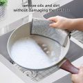Multipurpose Wire Dishwashing Rags for Wet and Dry Stainless Steel Scrubber for Utensils Non-Scratch Wire Dishcloth for Washing Dishes Sinks Counters Easy Rinsing Machine Washable(Pack of 10). 