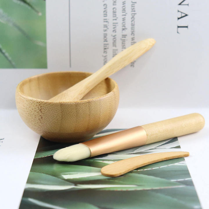 Yuanyan%201Pcs%20Natural%20Bamboo%20Make%20Up%20Bowls%20Set%20with%20Spoon%20and%20Spatual%20and%20Brush%20Wooden%20Bamboo%20Lipgloss%20Mask%20Clay%20Face%20Care%20Tool%20for%20Women%20-%20Image%202