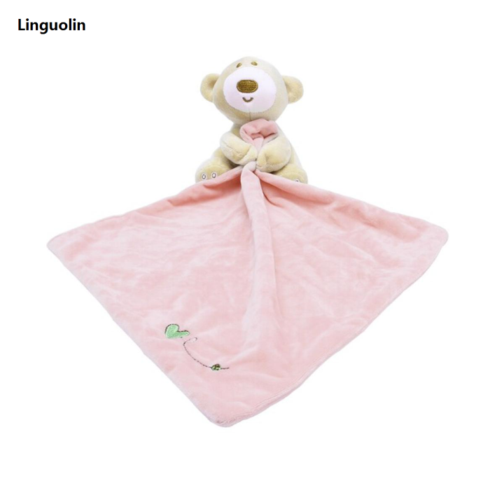 Linguolin%20Baby%20Kids%20Comforter%20Washable%20Blanket%20Teddy%20Bear%20Soft%20Smooth%20Toy%20Plush%20Stuffed%20-%20Image%202