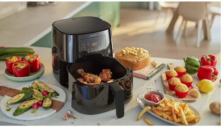 Philips%20Air%20Fryer%20Hd9270/90%20With%20Digital%20Display%201.2kg%20,6.1ltr%2090%25%20less%20fat%20-%20Image%203