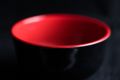 KKS Set of 5 Tibetan Red and Black Melamine Bowl/Bowls | Bowls for Serving Black & Red | 480 ml | Ramen Bowl Melamine Japanese Style Noodle Soup Bowls Cereal Pasta Serving Salad Bowl Asian Dishes for Pho Noodles Thai Chinese Dinnerware Black Red. 