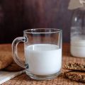 Transparent Glass Tea.Coffee,Milk Cup Set 220ML ,Set of 6. 