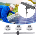 20cm Solar Hanger Bolts Solar Panel Roof Mounting Screws M10 Solar PV Panel Mounting Bracket for Fixing Solar Panel 6Pc Easy to Use. 