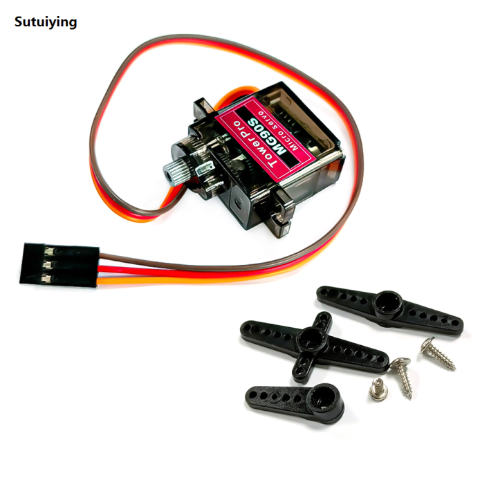 Sutuiying%202/4/10/20/50PCS%20SG90%20MG90S%20Servo%20Metal%20Gear%20Digital%209g%20180%20Degrees%20High%20Quality%20For%20Fixed%20wing%20Aircraft%20model%20telecontrol%20aircraft%20Parts%20Toy%20-%20Image%205