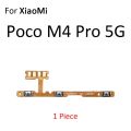 Switch Power ON OFF Button Flex Cable For XiaoMi Poco C31 C40 C50 C51 C55 F4 F5 M4 M5 M5S X4 GT X5 Pro Mute Silence Volume Key Repair Parts. 