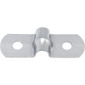 50Pcs Throat Hoop Bracket 304 Stainless Steel U Bracket M5 2 Hole Ohm Tube Card Thickened Pipe Card Pipe. 