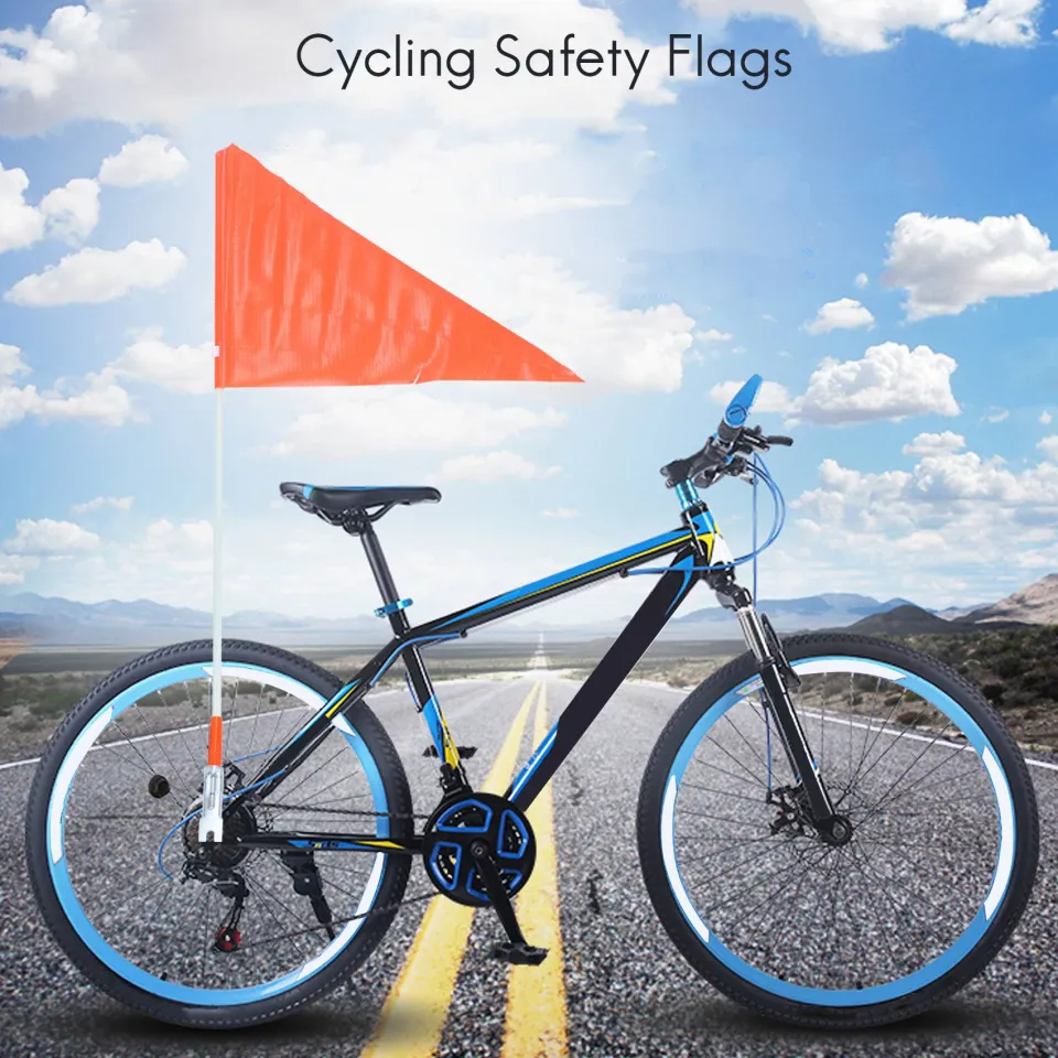 Anley Bike Safety Flag 1-ft W x 6-ft H Flag Kit A.FLAG.SAFETY.ORANGE at