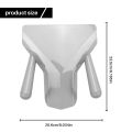 SptrryPlastic Chip Scoop French Fries Shovel Loader Chip Packaging Shovel Funnel Popcorn Fast Food Double Handle. 