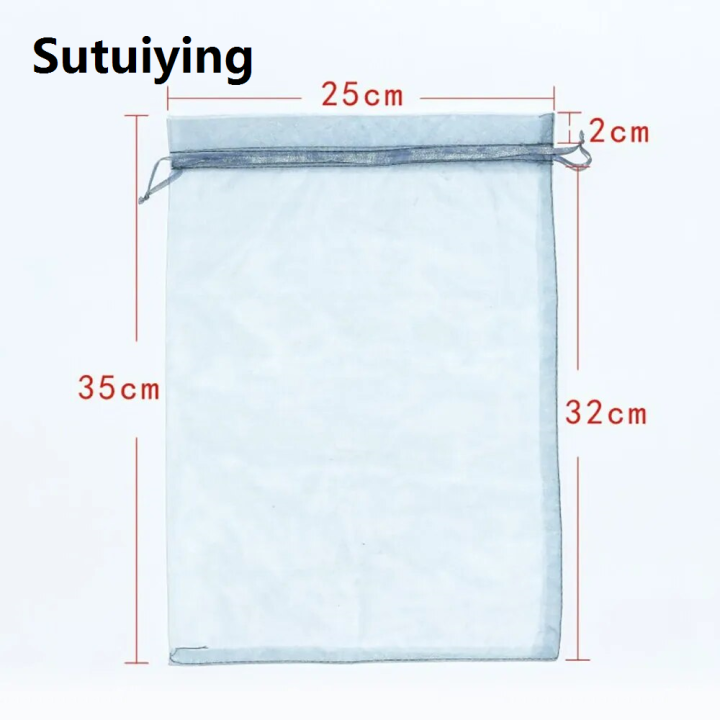 Sutuiying%20transparent%20bag%2010/50pcs%20tulle%20packaging%20transparent%20Organza%20Drawstring%20Bag%20Jewelry%20Mesh%20Gift%20Pouches%20Container%20Drawstring%20Bags%20Gauze%20Bag%2050%25%20-%20Image%206