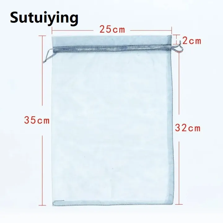 Sutuiying%20transparent%20bag%2010/50pcs%20tulle%20packaging%20transparent%20Organza%20Drawstring%20Bag%20Jewelry%20Mesh%20Gift%20Pouches%20Container%20Drawstring%20Bags%20Gauze%20Bag%2050%25%20-%20Image%206