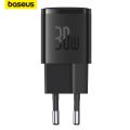 Baseus 30W GaN5 Type C Fast Charging Charger for iPhone 14 pro max SAMSUNG S22 Huawei Xiaomi Realme EU. 