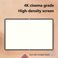 60 84 100 120 Inch 16:9 3:4 Portable Projector Screen Curtain HD Display Screen Home Cinema Theater Movie Home Outdoor Office A JUE. 