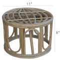 Small Rattan Stool. 