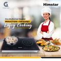 Himstar Double Burner Induction & Infrared Cooker. 