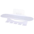 Bathroom Wall Mounted Toothbrush Holder Toothpaste Stand Storage Rack Traceless DUJU. 