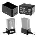Godox Vc26 Usb Battery Charger Dc 5V Input Dc 8.4V Output For Charging Godox V1S V1C V1N V1F V1O V1P Round Head Flash Battery. 