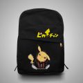 Pikachu BackPack For Anime Pokemon Fans Dual Partition Bag Premium Quality. 