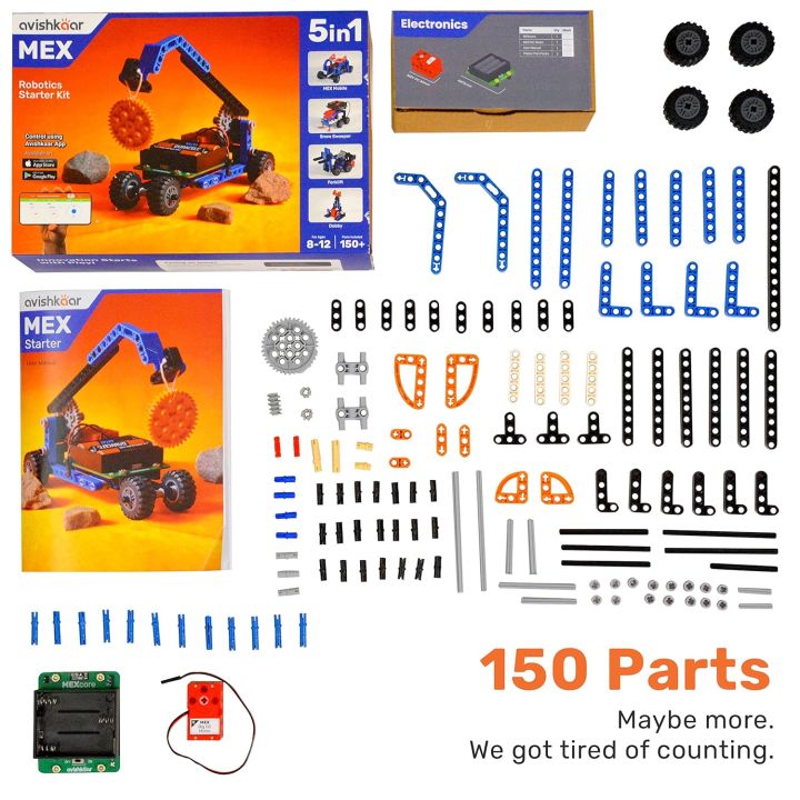 Avishkaar%20Mex%205-In-1%20DIY%20Robotics%20Starter%20KiT%20%7C%20Robot%20Toys%20For%20Kids%20Aged%208-12%20%7C%20Building%20&%20Construction%20Set%20%7C%20100+%20Parts%20%7C%20Educational%20STEM%20Kit%20-%20Image%203