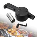 BBQ Fan Air Blower Fast Fire Starter Portable Mini Manual Hand Crank for Outdoor Picnic Camping Cooking Barbecue Charcoal Grills Stove Accessories. 
