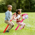 New PVC Horse Head Stick Balloon Cartoon Inflatable Balloon Inflatable Stick Horse Party. 