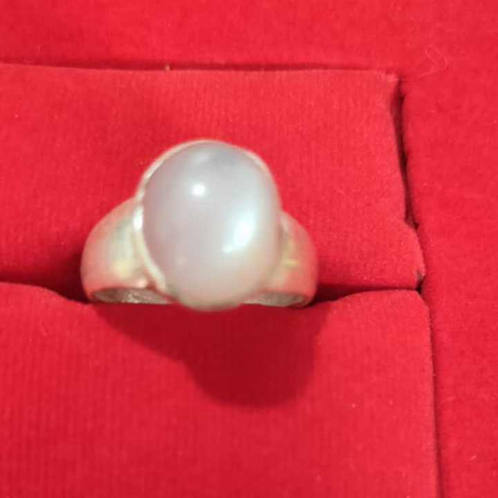 Moon Stone Karkat Rashi Ring