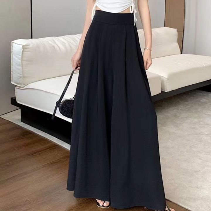 Simple%20High%20Waisted%20Wide%20Leg%20Pants%20Y2K%20Oversized%20Women's%20Harem%20Pants%20Solid%20Color%20Sagging%20Sensation%20Palazzo%20Pleated%20Culottes%20Female%20-%20Image%207
