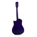 Medellin 38" Blue Burst Carbon Fiber Acoustic Guitar. 