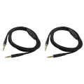 (COKP) 2X for - Cloud Alpha/- Cloud Core Flight Headphone Cable with Volume Control Sound Control Headphone Cable. 