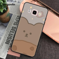 Linguolin Kawaii Cute Bears Korean Animal Case For Samsung Galaxy J3 J5 J7 2016 A3 A5 2017 A6 A8 J4 J6 Plus J8 A9 2018 Phone Cover. 