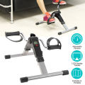 Mini Cycle - Folding Fitness Pedal Stationary Under Desk Indoor Exercise Bike For Arms Legs | Portable Pedal Exercise Bike. 