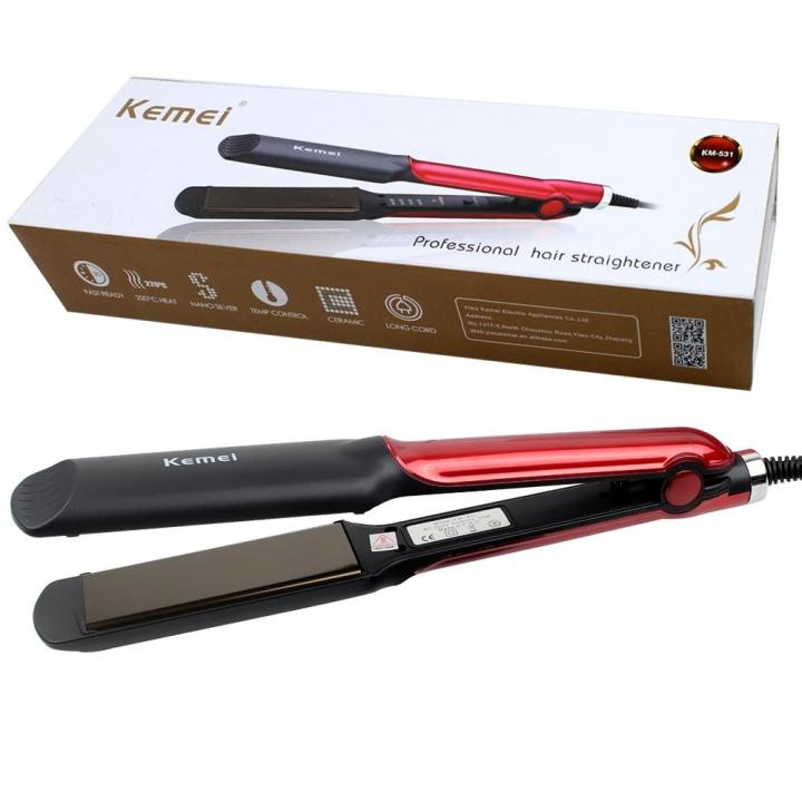 Kemei%20Km%20-%20531%20Electric%20Wet%20/%20Dry%20Ceramic%20Hair%20Straightener%20-%20Image%202