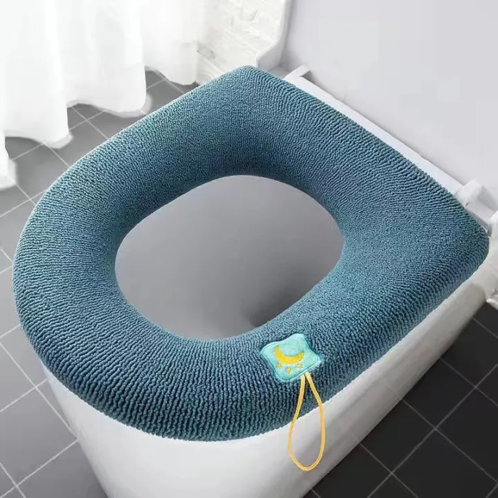 Bathroom%20Warm%20Commode%20Seat%20Cushion%20For%20Winter%20Washable%20Fabric%20Covers%20-%20Image%204