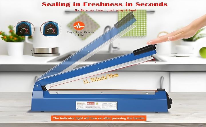 Heat Sealing Machine for Plastic Bag 12 Inch Packing Machine With 1 ...