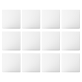 12Pcs Acoustic Foam Board,Studio Wedge Tile, Wall Panel, 2.5X30X30cm. 