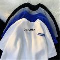 DISICHEN Fashion Waffle T-shirts For Men Basic Tee Casual T shirt Oversized Tops 2023 Quality Unisex Short Tshirts Tees Men Clothing Luxury. 