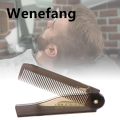 Wenefang 1Pc Portable Folding Pocket Combs For Men Oil Head Portable Beard Sales promotion Combs Hair Styling Product Combs For Man Women Folding Comb. 