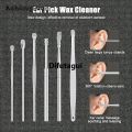 Difutagui 6Pcs Ear Pick Earwax Removal Ear Clean Tool Affordable Spring Soft Brush Ear Spoon Ear Cleaner. 