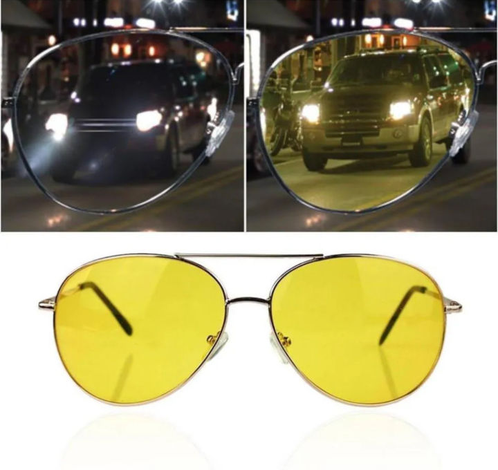 Night Vision Glasses With Box Insect Proof Windproof For Outdoor Riding Unisex