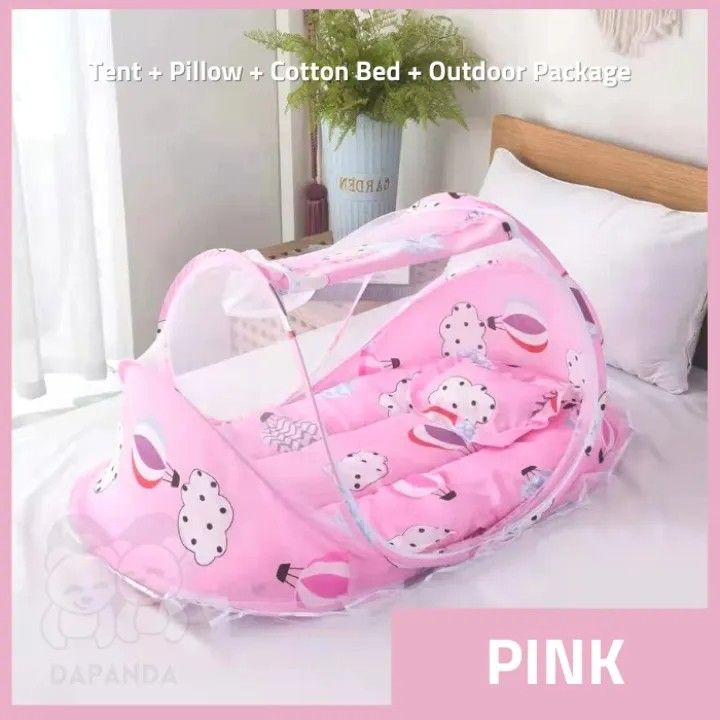 Baby%20Bed%20With%20Mosquito%20Net%20Baby%20Bedding%20Set%20Newborn%20-%20Image%203