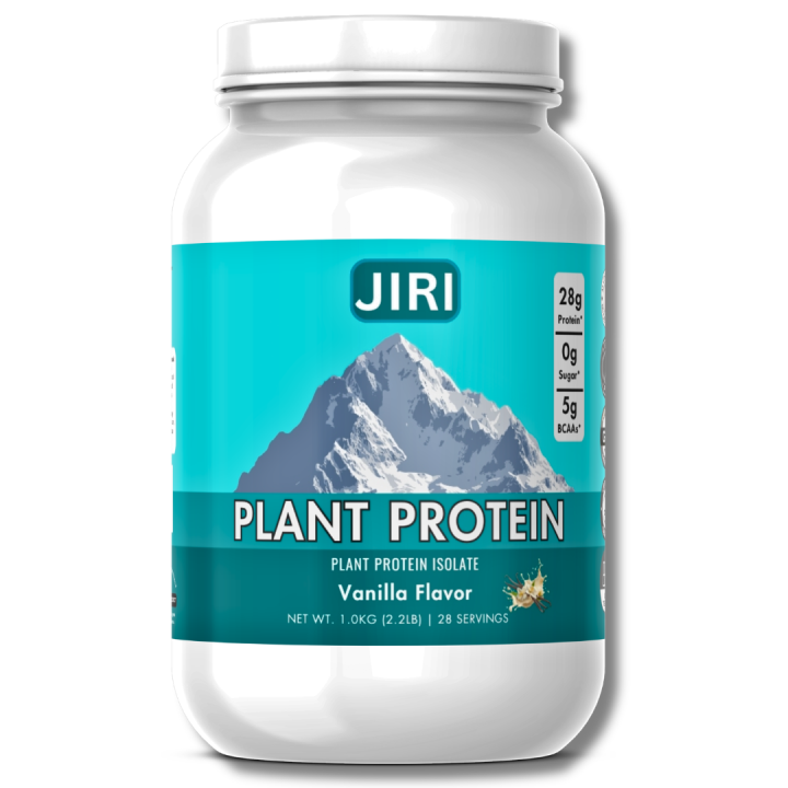 Jiri Nutrition Zero Sugar Plant Protein 1kg - Vanilla Flavor
