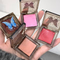 Yuanyan 5 Colors Face Blusher Natural Cheek Tint Brighten Face Waterproof Face Contouring Cosmetics Blush Powder Soft Female Makeup. 